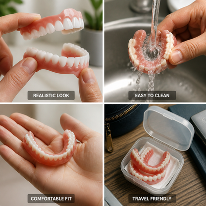 Complete Comfort Denture Set for Enhanced Oral Functionality