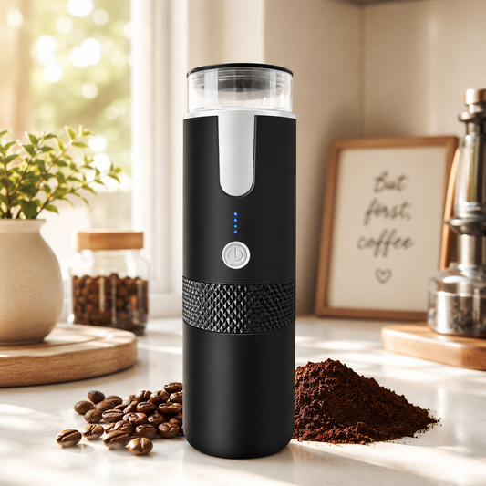 Espresso Machine for Ground Coffee and Capsules – Portable Design
