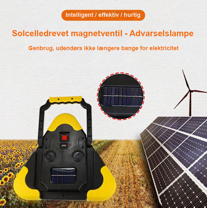 All-in-One Solar Emergency and Warning Light