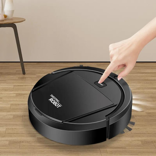 3-in-1 Silent Vacuum and Mop Robot for Efficient Floor Cleaning – Compact and Cordless