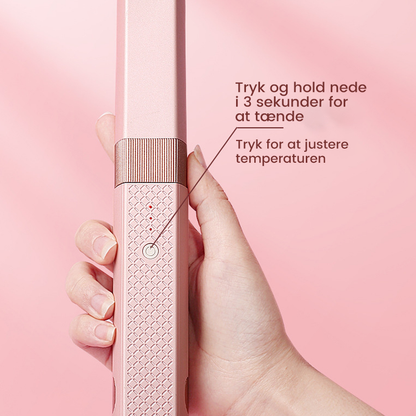 Versatile Cordless Hair Straightener and Curler