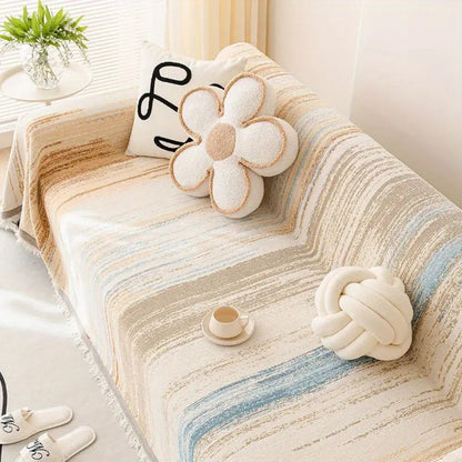 Elegant Stripe Protectant for Your Couch