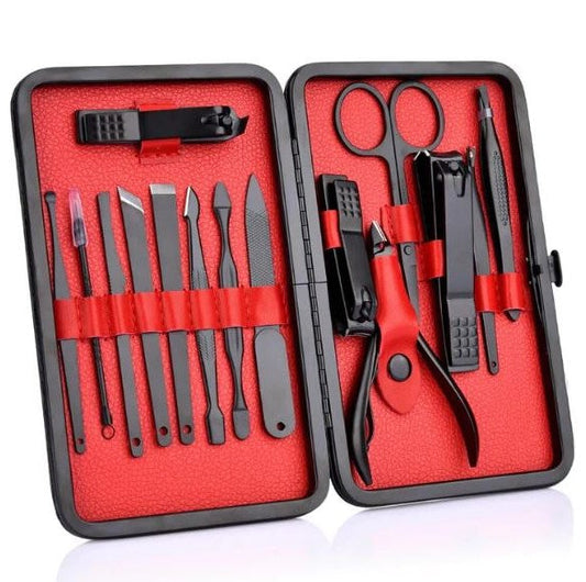 15-Piece Ultimate Nail Care Kit with Travel Case