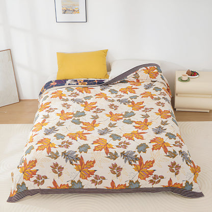 Nature's Embrace Cotton Throw Blanket