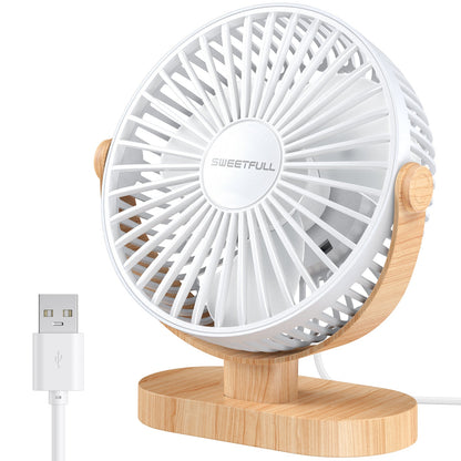 6.5 Inch Portable USB Desk Fan for Home, Office, Car, and Travel