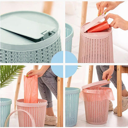 Self-Adjusting Waste Container