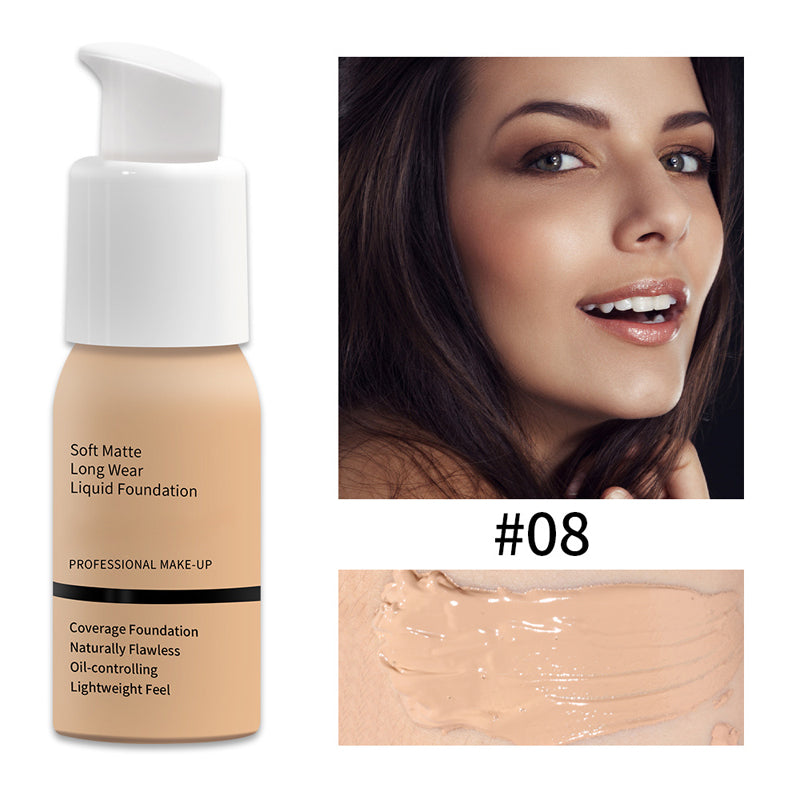 Silky Matte Liquid Foundation for Flawless Confidence