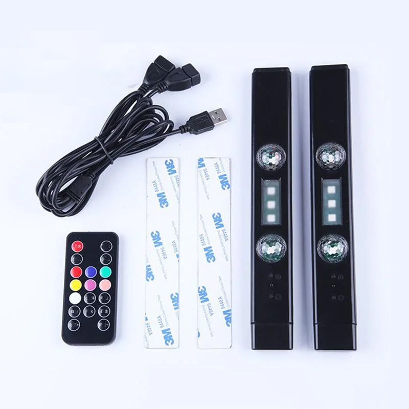 LED Atmosphere Lamp with Wireless Charging Feature