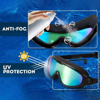 Wide Angle Anti-Fog Swimming Goggles