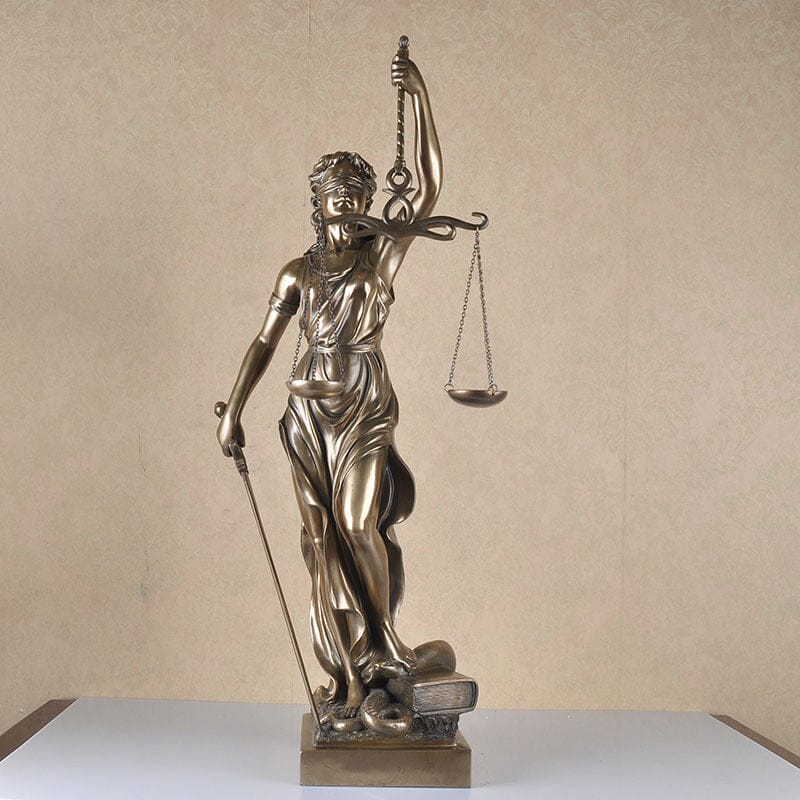 Justice Goddess Decorative Statue