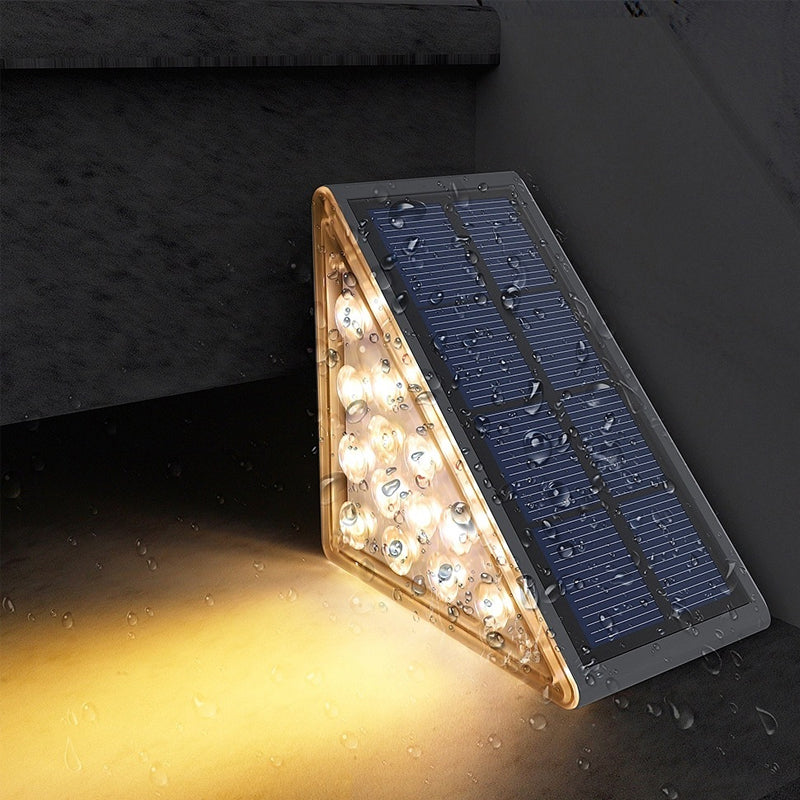 Solar LED Stair Lighting, Waterproof Design