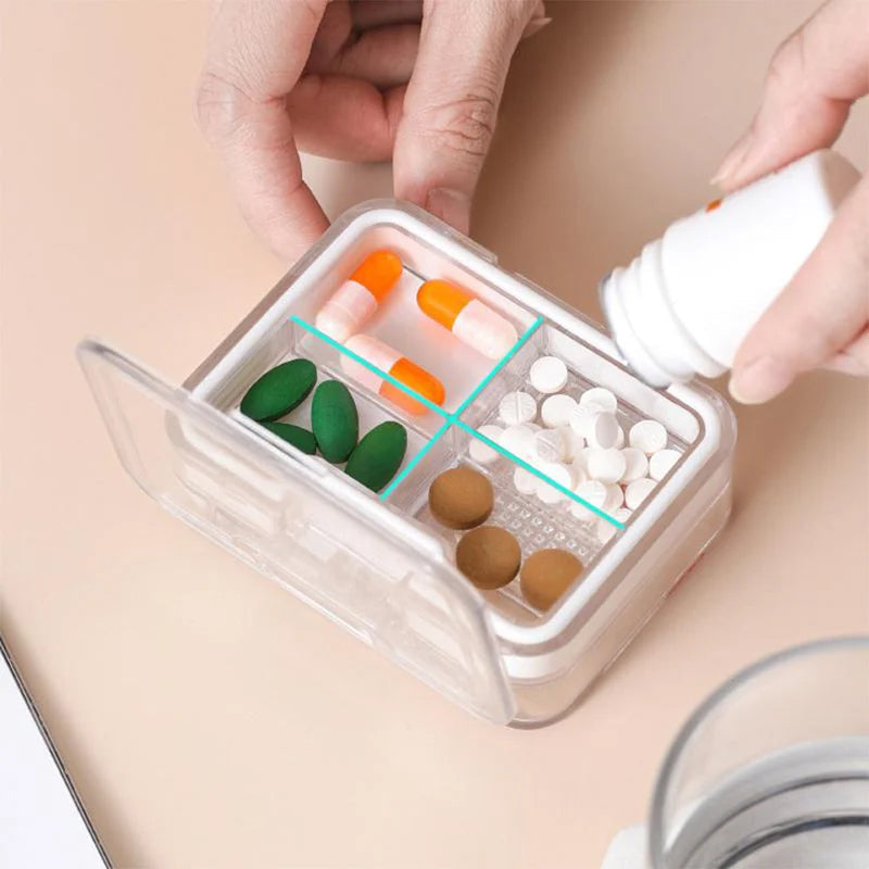 Smart Travel Pill Organizer for Health Management