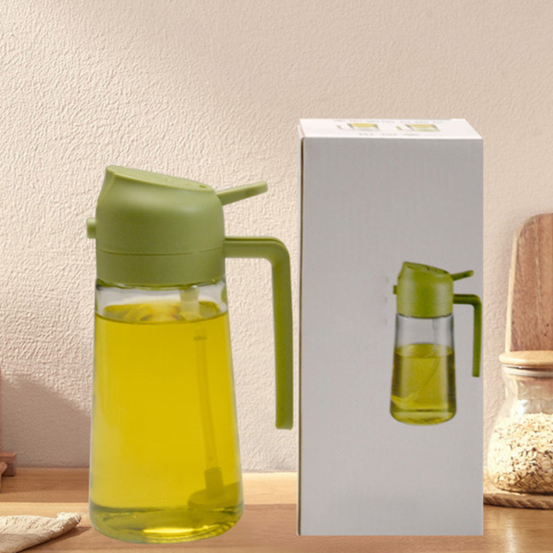Glass Oil Sprayer and Dispenser - 2 in 1 with 50% Discount [Last Day Sale]