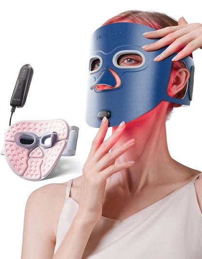 Wireless LED Light Therapy Mask for Skin Radiance, Acne, and Wrinkles