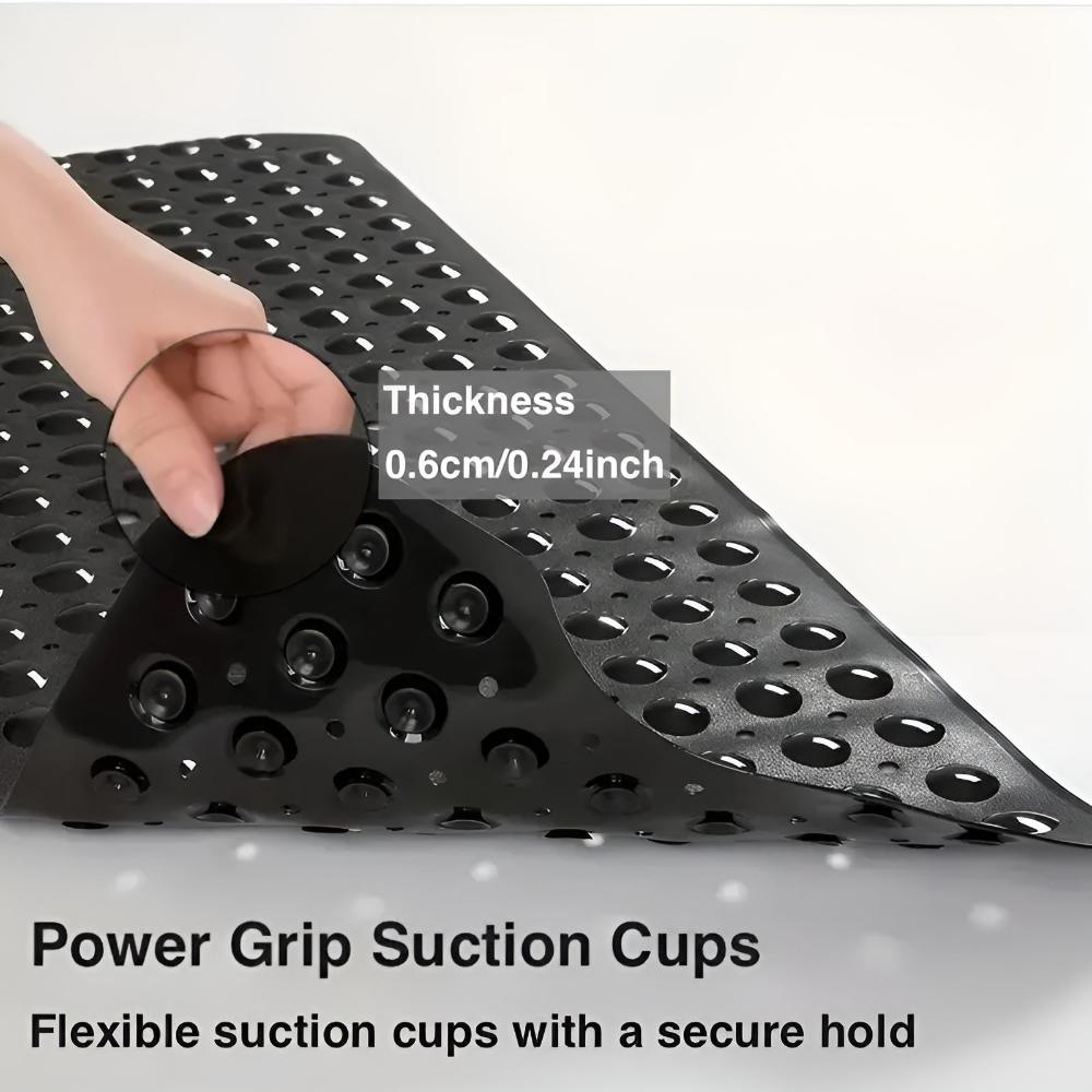 Secure Step Bath Mat | Slip-Resistant with Foot Care Feature
