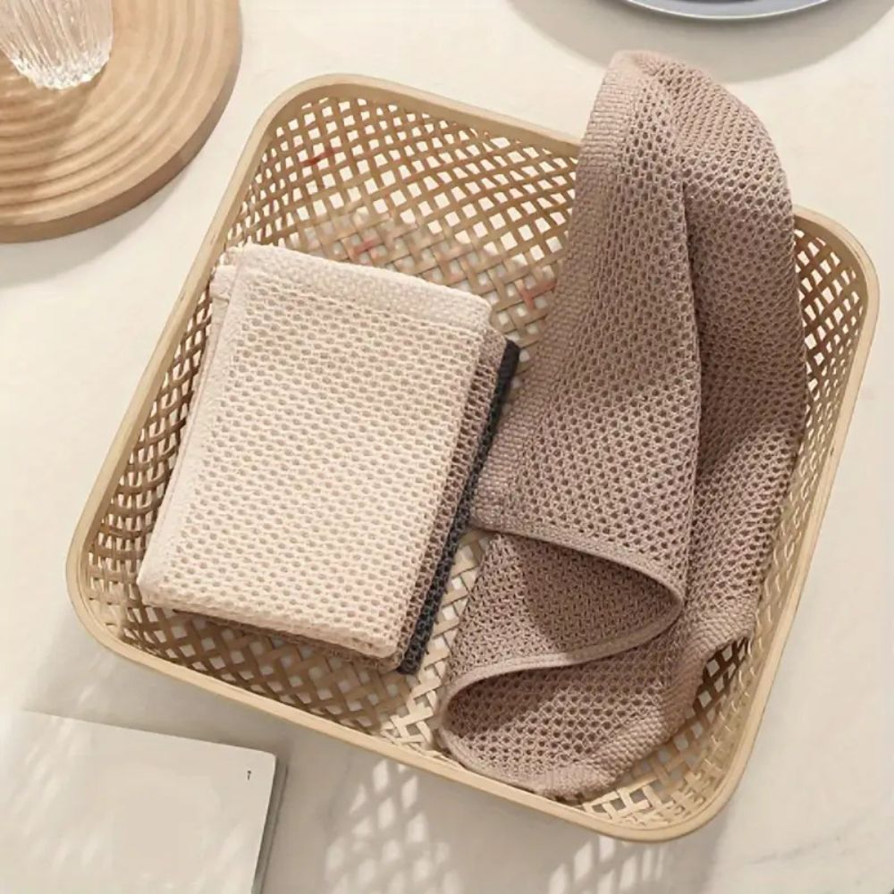 Ultra-Absorbent Cotton Kitchen Towels for Effortless Cleanup