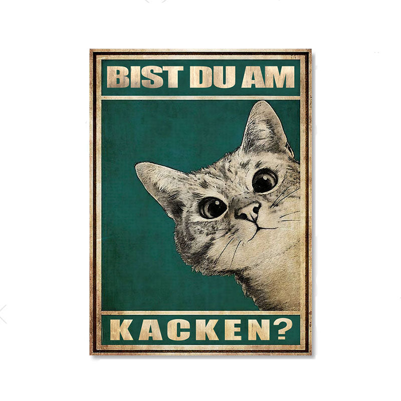 Cat Canvas Art Print