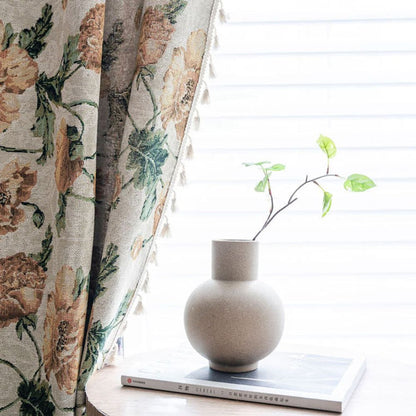 Serene Bloom Window Drapes