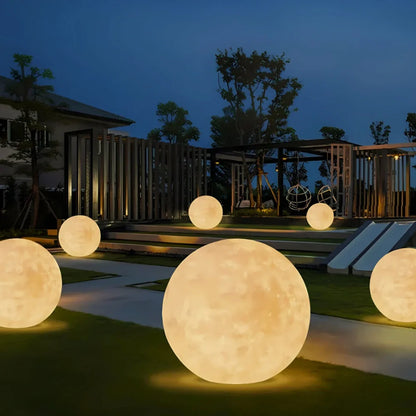Solar LED Garden Sphere Lights – Remote-Controlled Outdoor Illumination