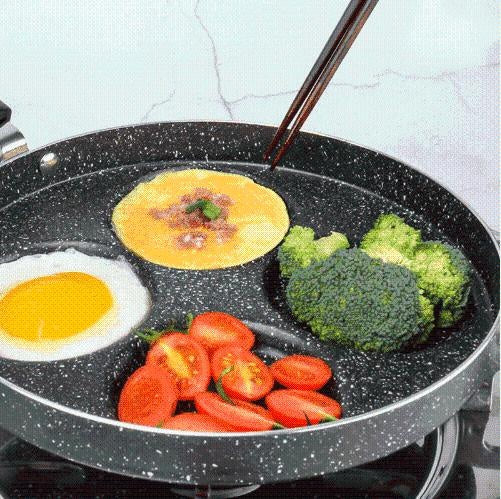 Non-Stick Frying Pan with 4 Cooking Options