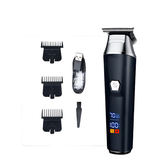 Professional Electric Hair Clipper with Digital Display – Ergonomic Design – Precision Cutting