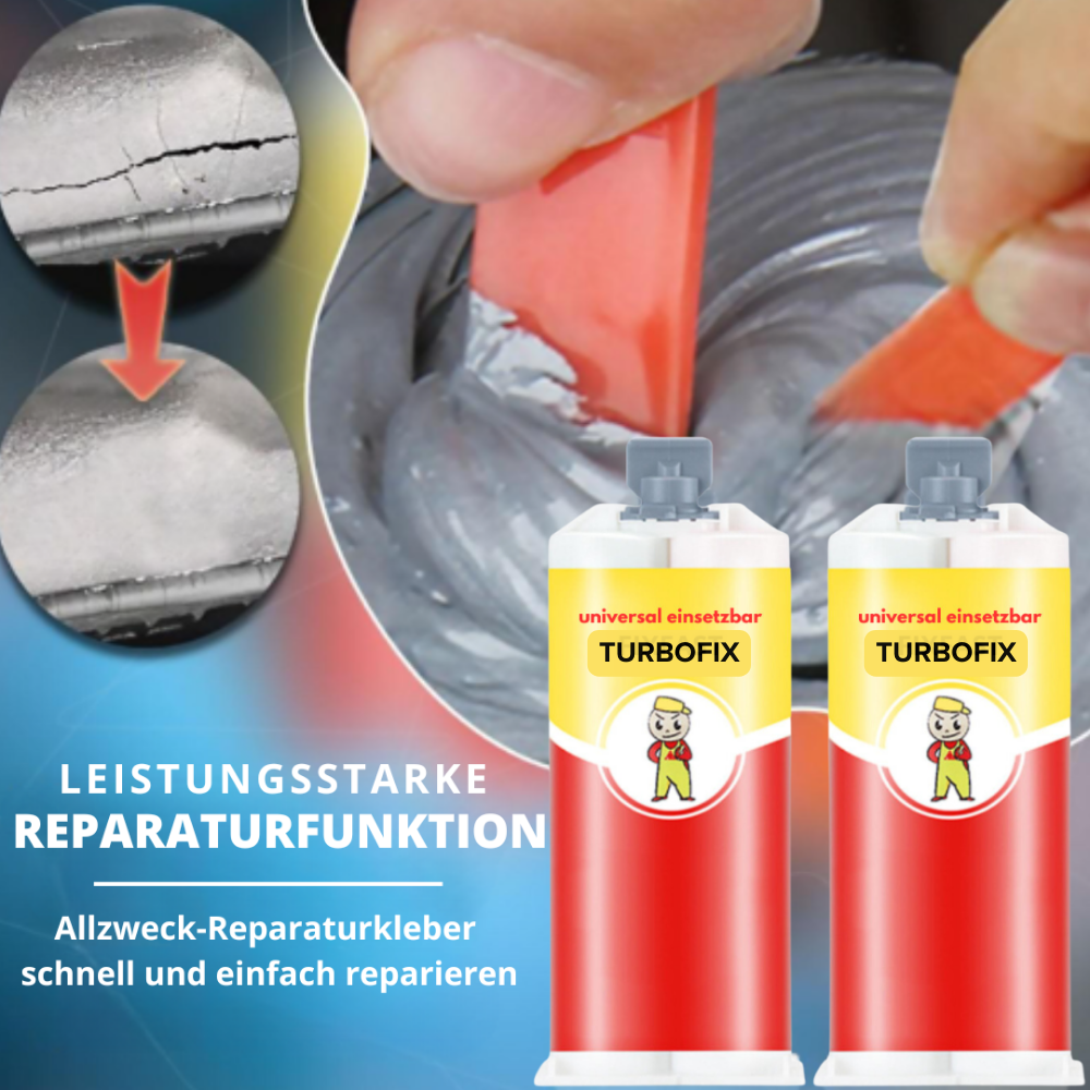 Industrial Strength Repair Adhesive for Metal, Wood, Plastic & More - No Welding Required