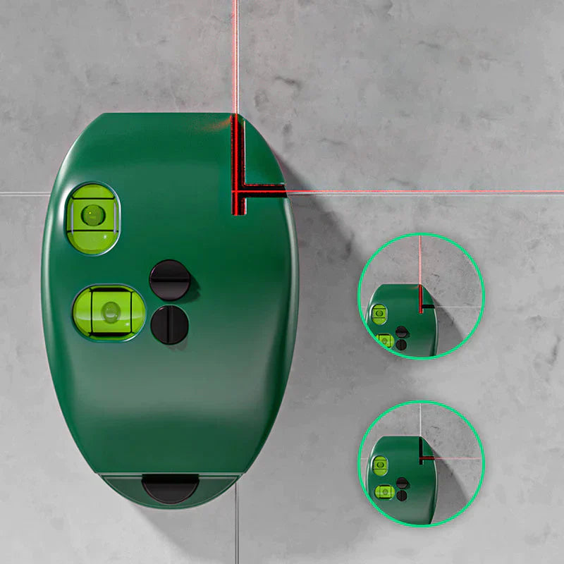 Precision Laser Level with 90° Projection for Easy Measurement