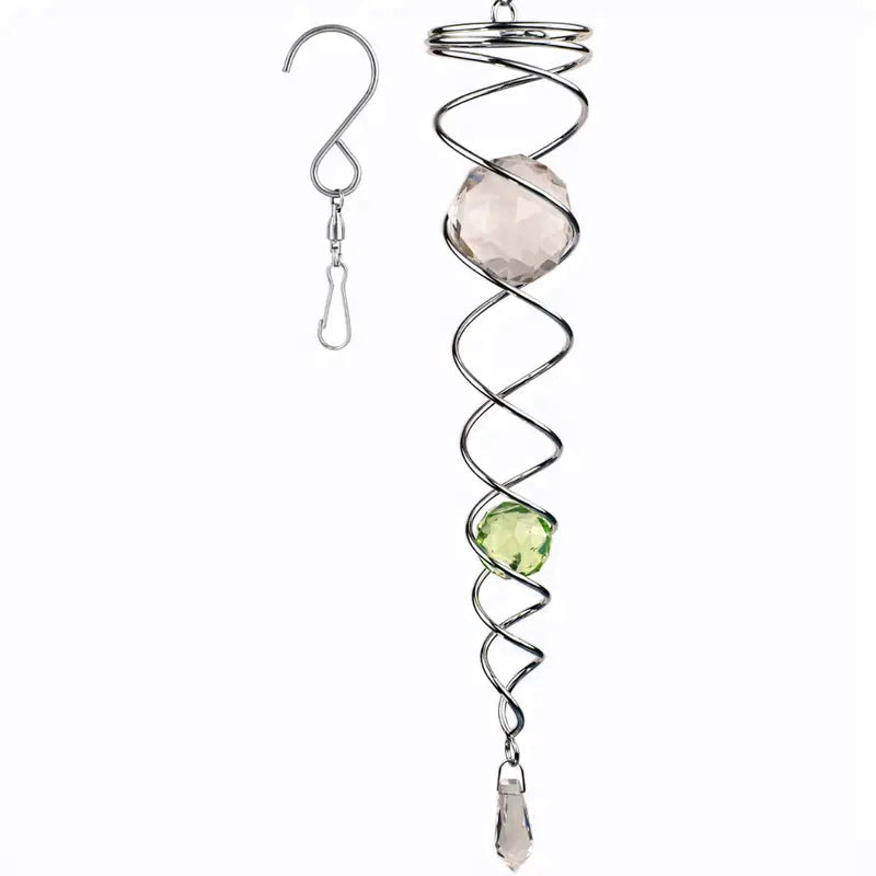 Buy One Get One Free | Metal Crystal Spiral Wind Chime [Last Day Discount]