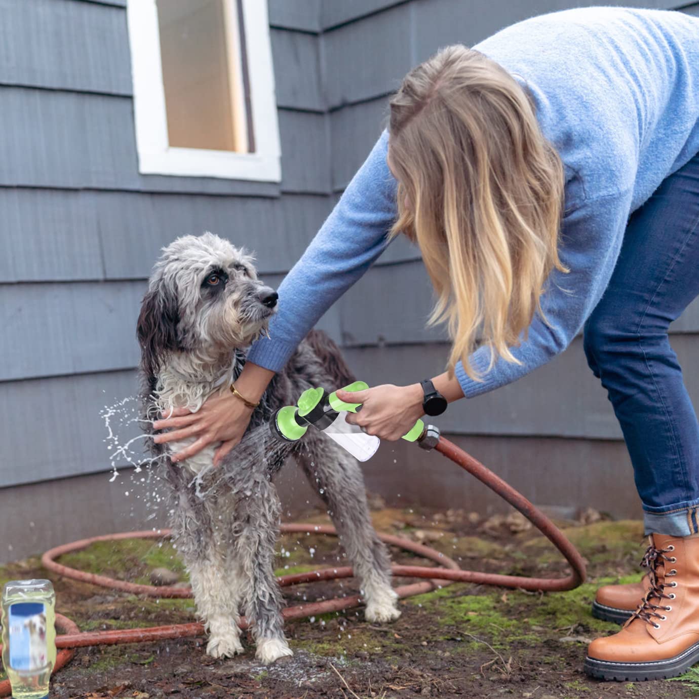 Ultimate Pet Bathing Spray Gun with Soap Dispenser