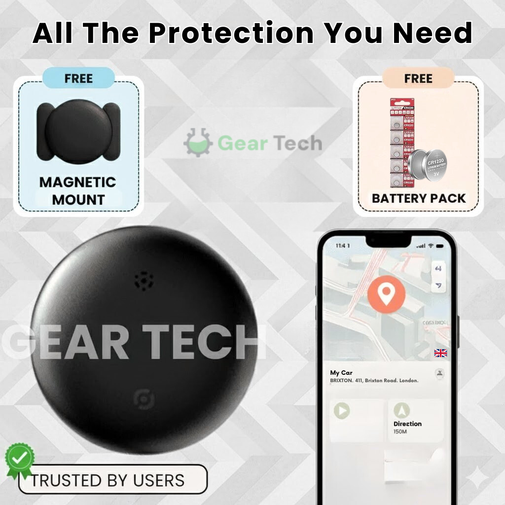 24/7 Security Car Tracker with Mobile App Access – Compact Design
