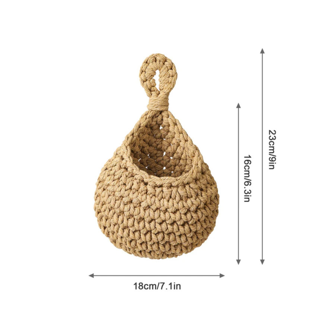 Stylish Eco-Friendly Hanging Storage Basket