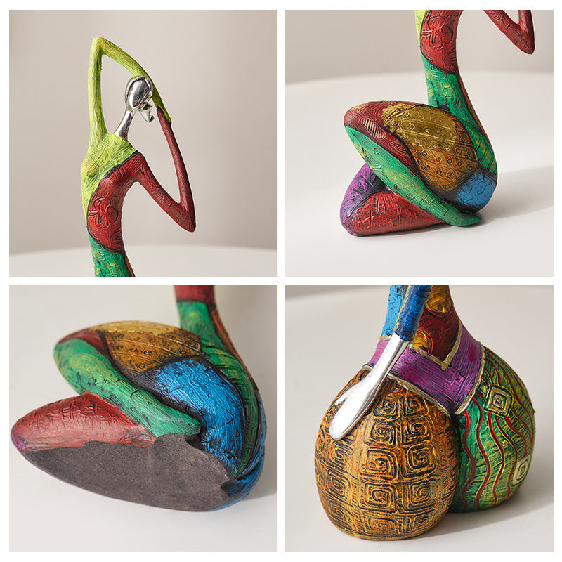Vibrant Woman Sculpture | Artistry for Your Home