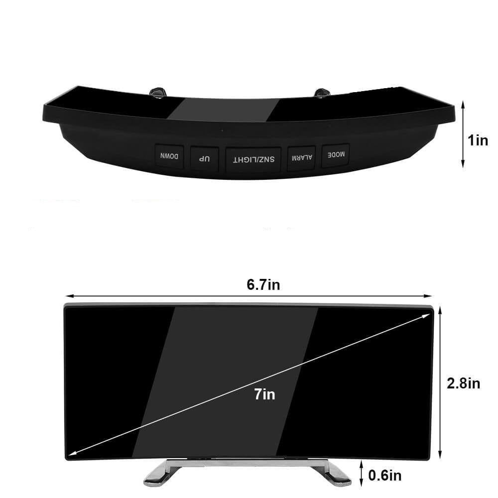 Digital Alarm Clock with LED Display