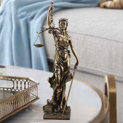 Justice Goddess Decorative Statue