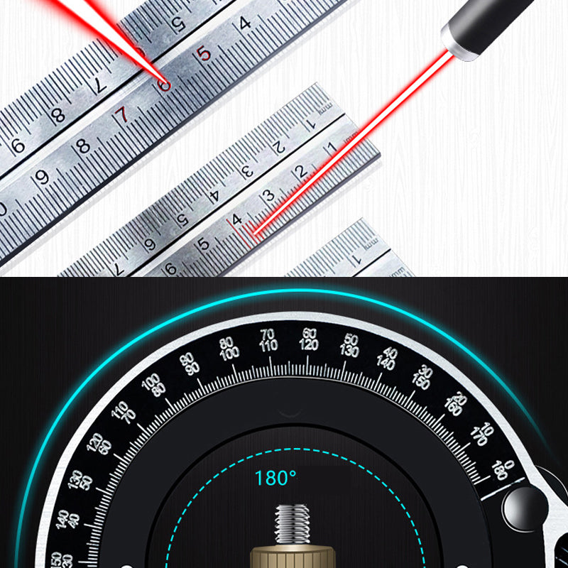 Adjustable Angle Ruler Set | Versatile & Accurate | Stainless Steel & Aluminum