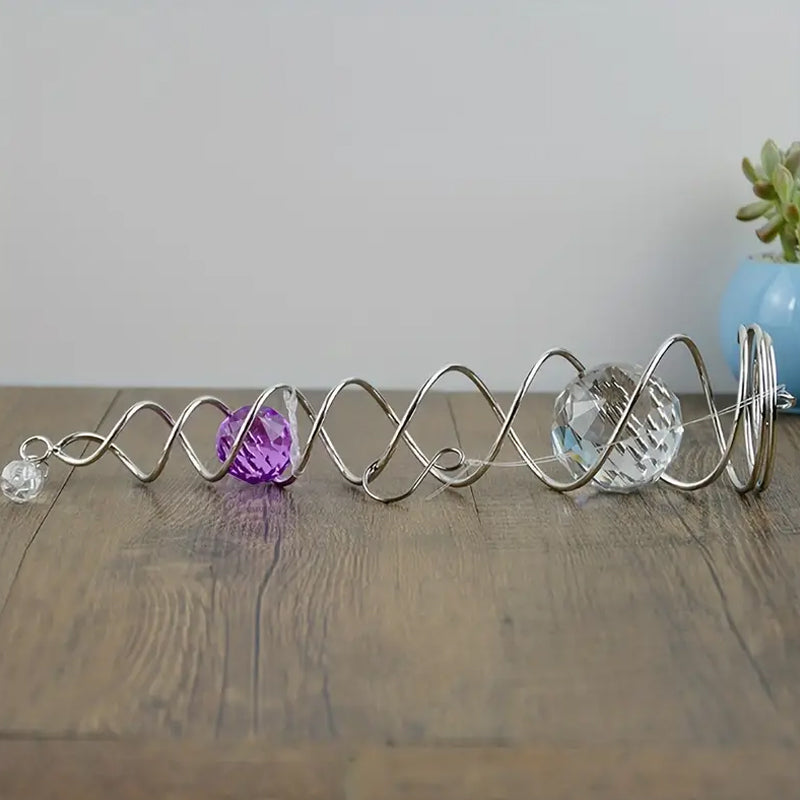 Buy One Get One Free | Metal Crystal Spiral Wind Chime [Last Day Discount]