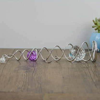 Buy One Get One Free | Metal Crystal Spiral Wind Chime [Last Day Discount]