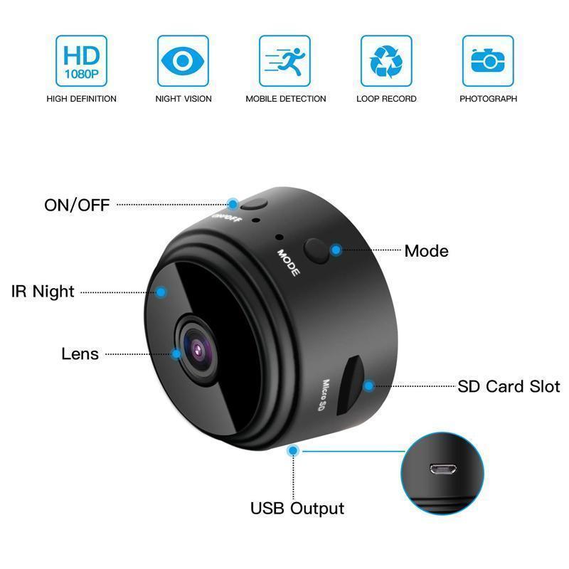 1080p Wireless Magnetic Mini Surveillance Camera