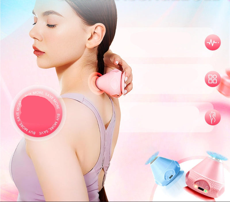 Self-Massage Ball with Suction Cup | Advanced Trigger Point Technique for Muscle Relief and Pain Reduction