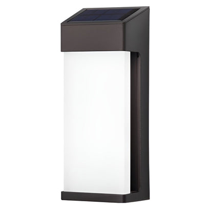 Set of 2 Waterproof Solar Outdoor Wall Lights with LED Control