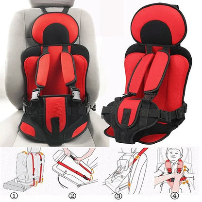 Adjustable Child Car Seat – Comfortable and Safe for Infants and Toddlers