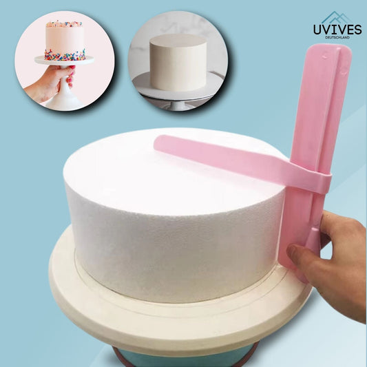 Adjustable Cake Smoother and Scraper Tool