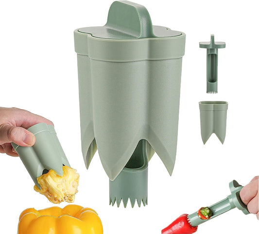 Dual-Function Fruit and Veggie Corer Tool