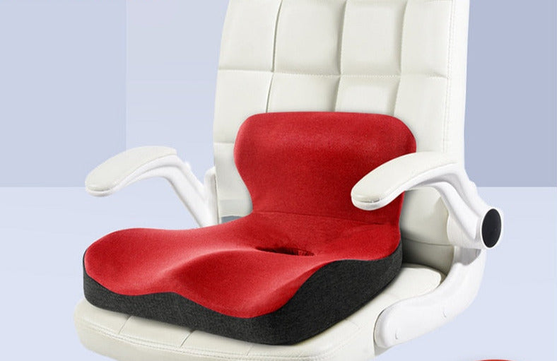 L-Shaped Orthopedic Memory Foam Cushion for Back Pain Relief and Comfort