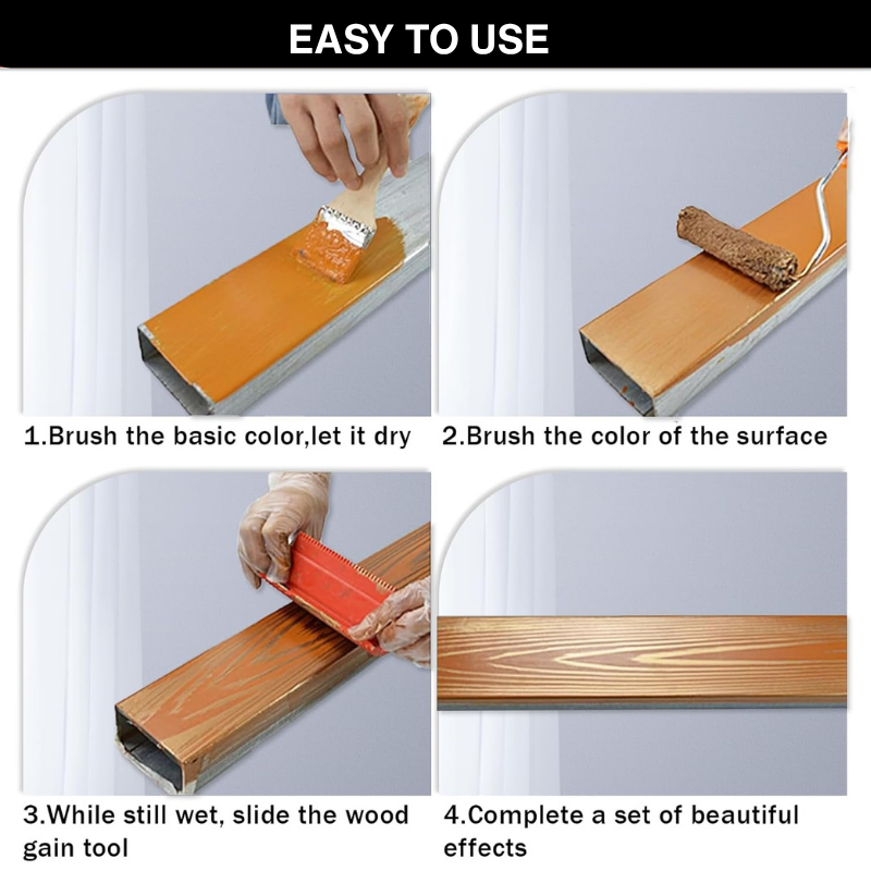 Wood Grain Artistry Roller Duo | Create Stunning Wood Effects
