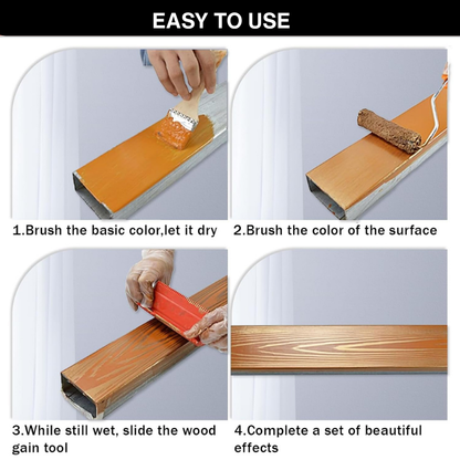 Wood Grain Artistry Roller Duo | Create Stunning Wood Effects