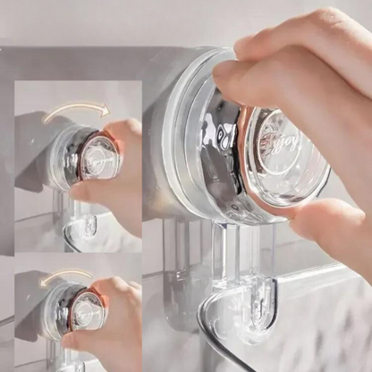 Luxury Suction Cup Shelf with Glacier Pattern - Last Day Discount