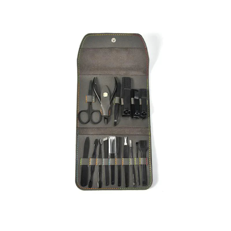 Comprehensive 16-Piece Nail Care Toolkit
