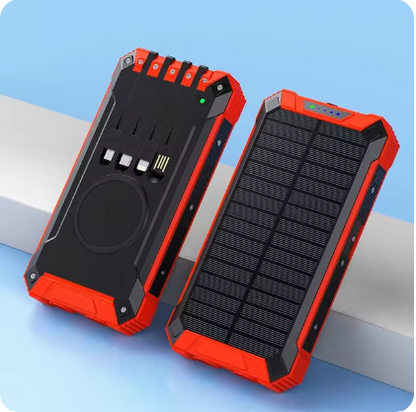 Portable Waterproof Solar Charger | Solar-Powered Power Bank