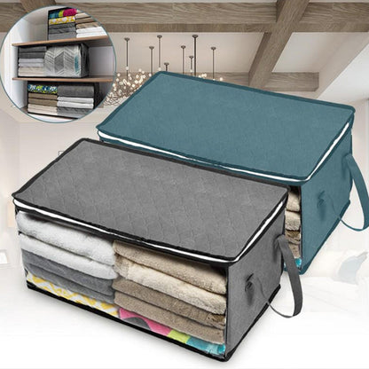 Compact Folding Storage Organizer for Clothes - 58x31x30 cm